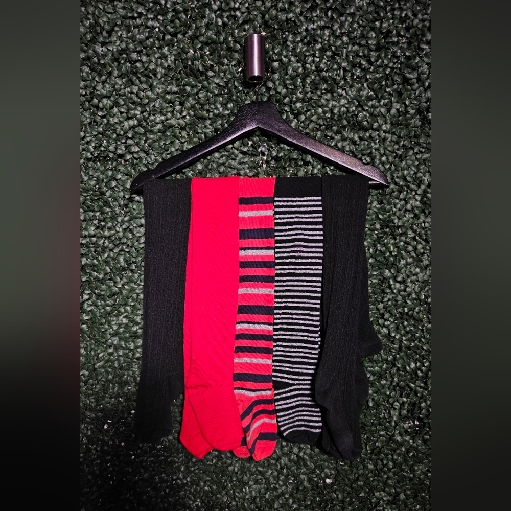 Kids Stylish Black, Silver, Red Kids Stocking Set